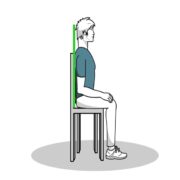 اصول صحیح نشستن روی صندلی محل کار - پزشکی طب دائم