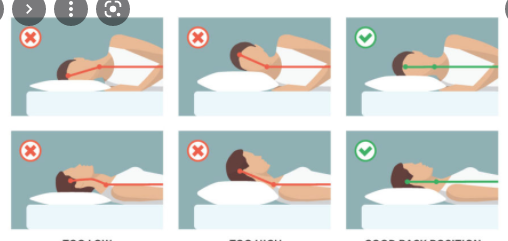 نحوه صحیح خوابیدن برای گردن درد